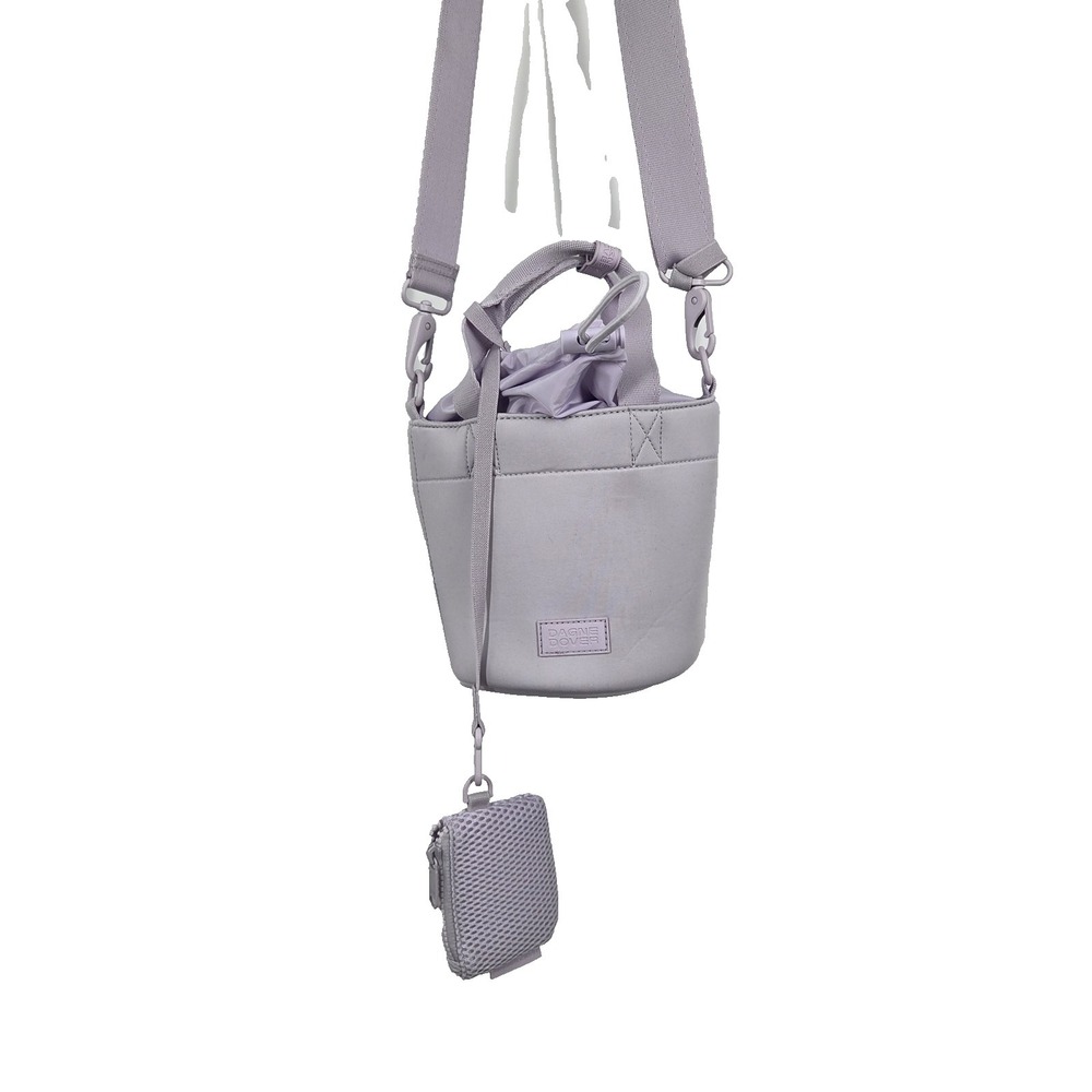 Dagne Dover Neoprene Nico Bucket Bag Limited Edition Washed Lilac Purple